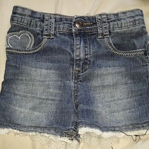 Cute patched shorts
